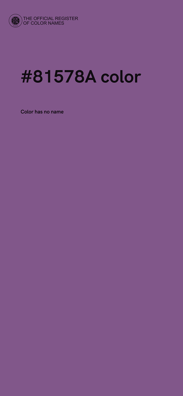 #81578A color image