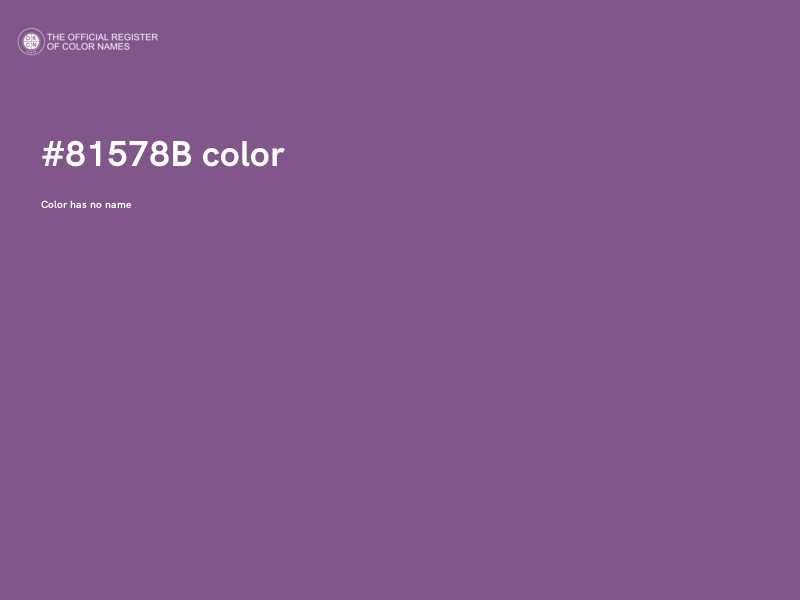 #81578B color image