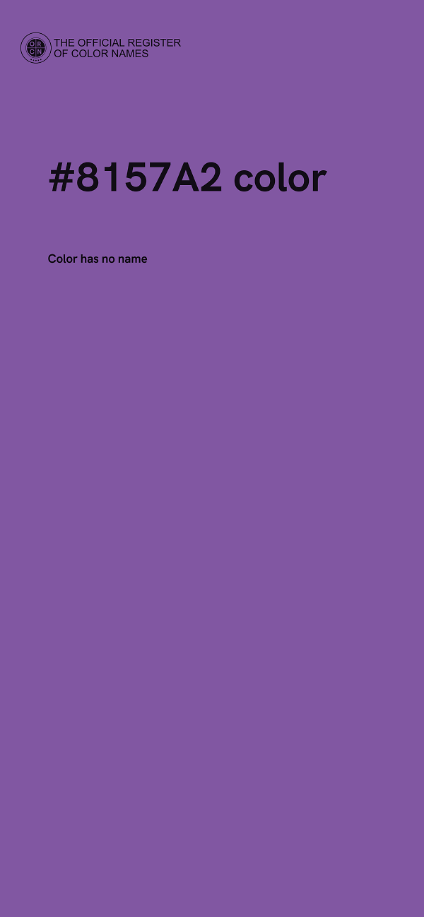 #8157A2 color image