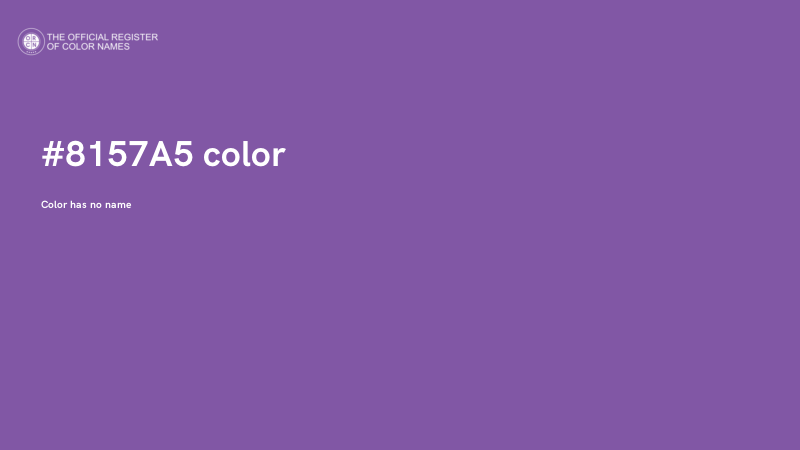 #8157A5 color image