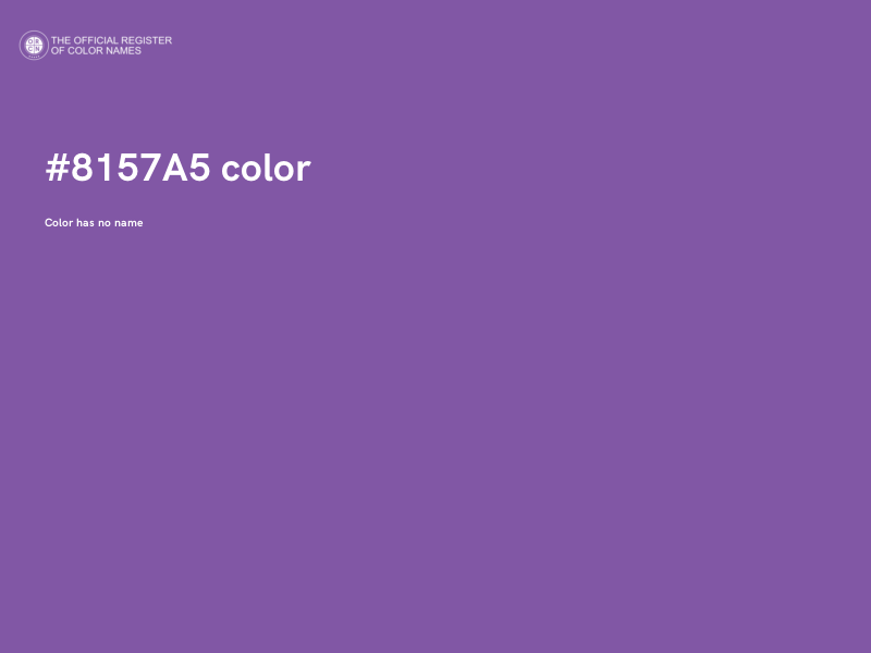 #8157A5 color image