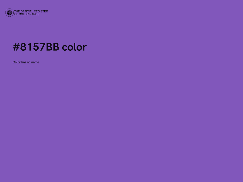 #8157BB color image