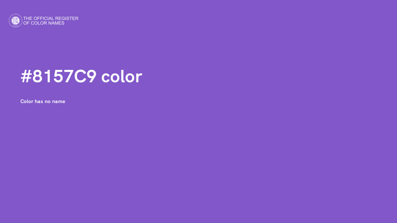 #8157C9 color image
