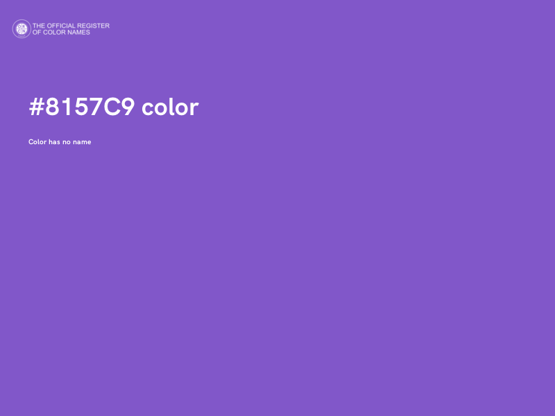#8157C9 color image
