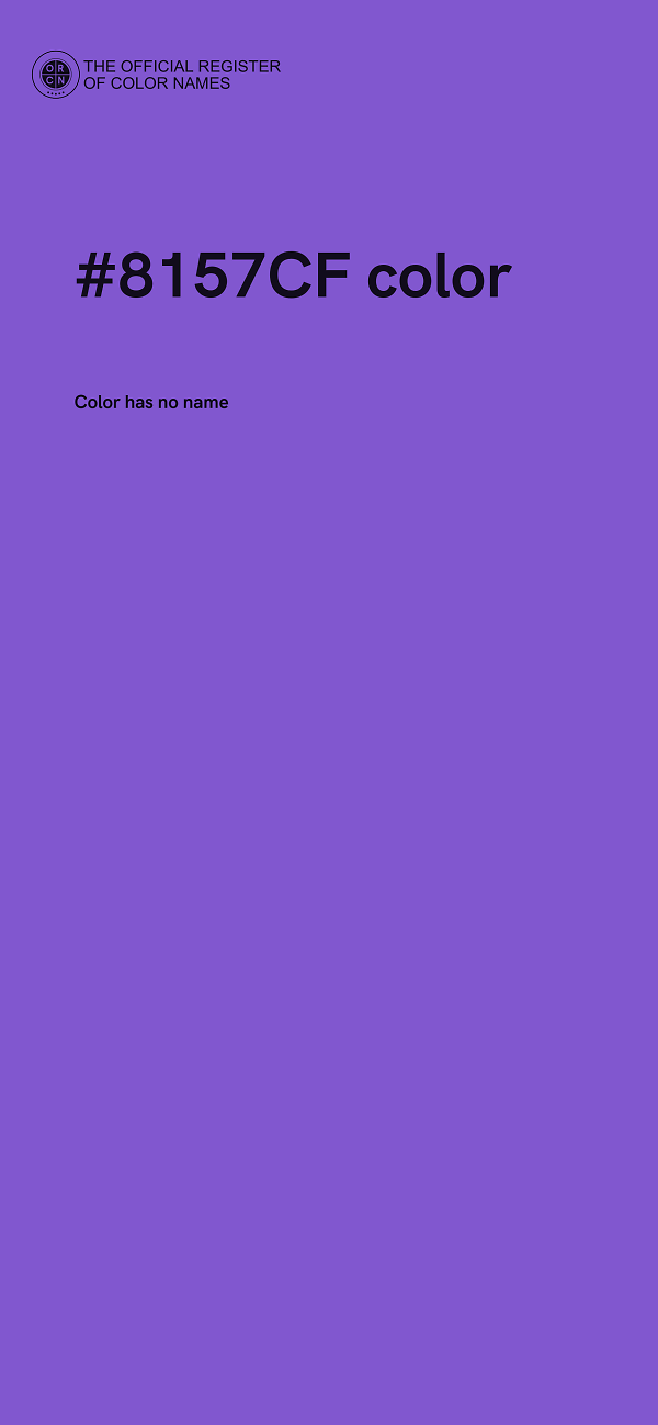 #8157CF color image