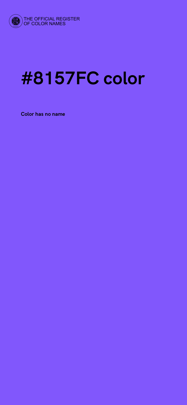 #8157FC color image