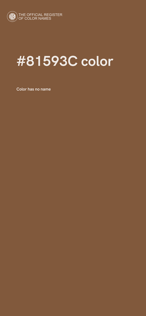 #81593C color image