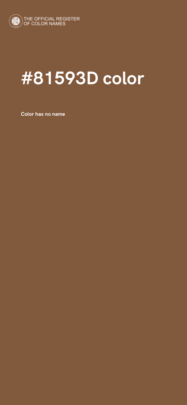 #81593D color image
