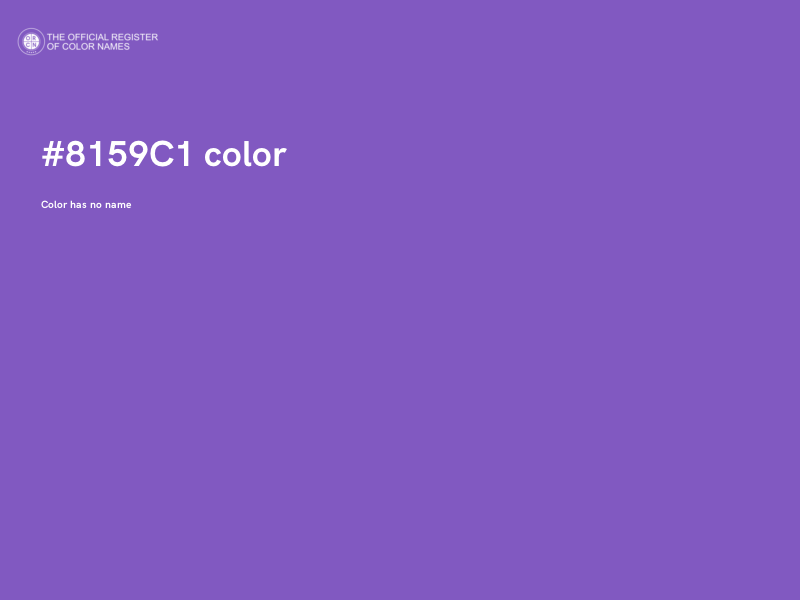 #8159C1 color image
