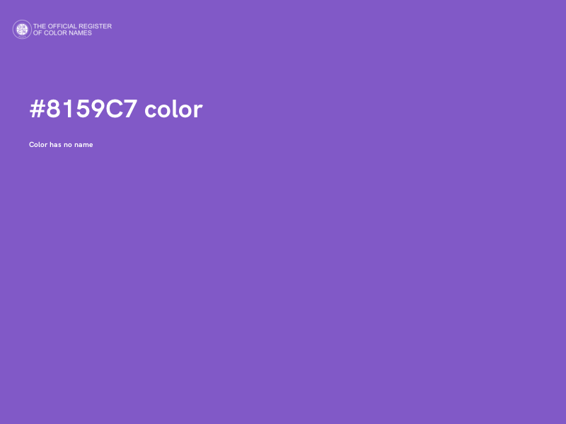 #8159C7 color image