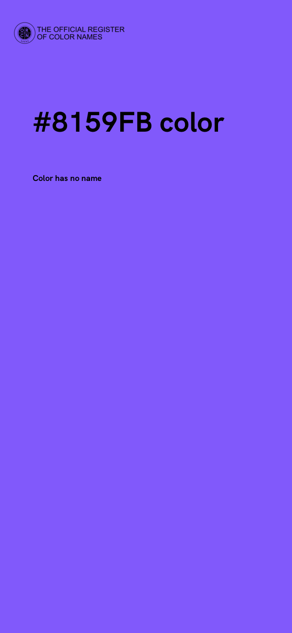 #8159FB color image