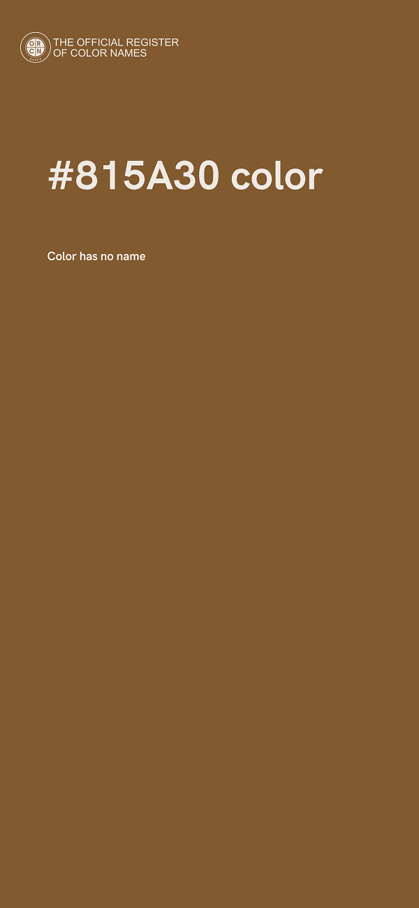 #815A30 color image