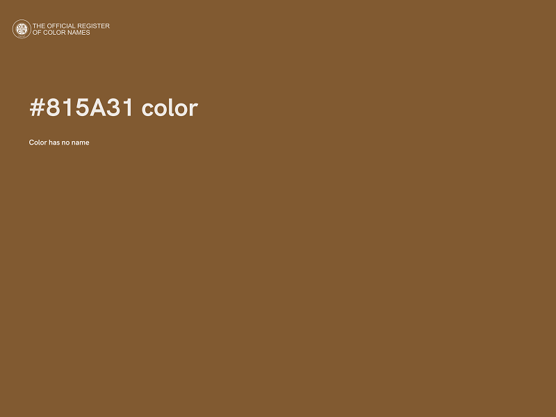 #815A31 color image