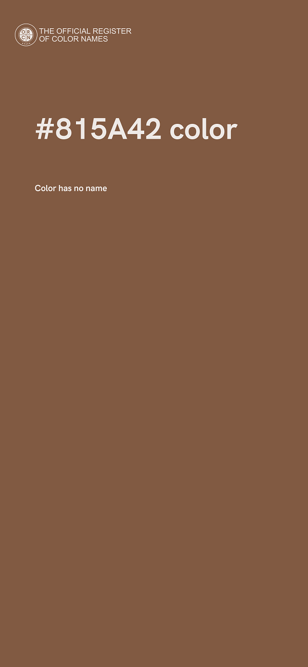 #815A42 color image