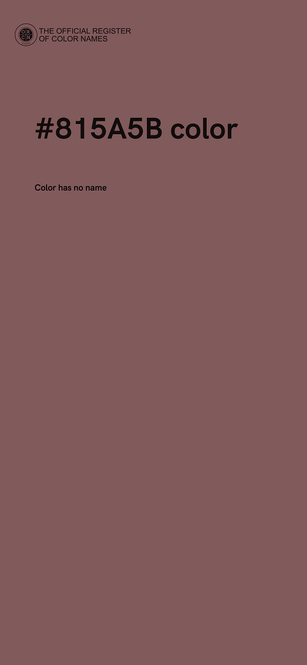 #815A5B color image