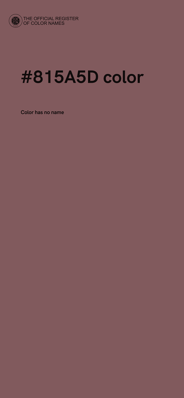 #815A5D color image