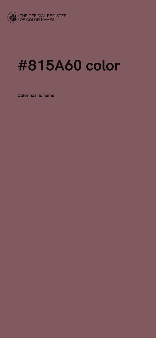 #815A60 color image
