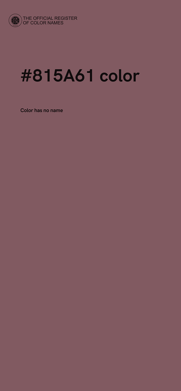 #815A61 color image