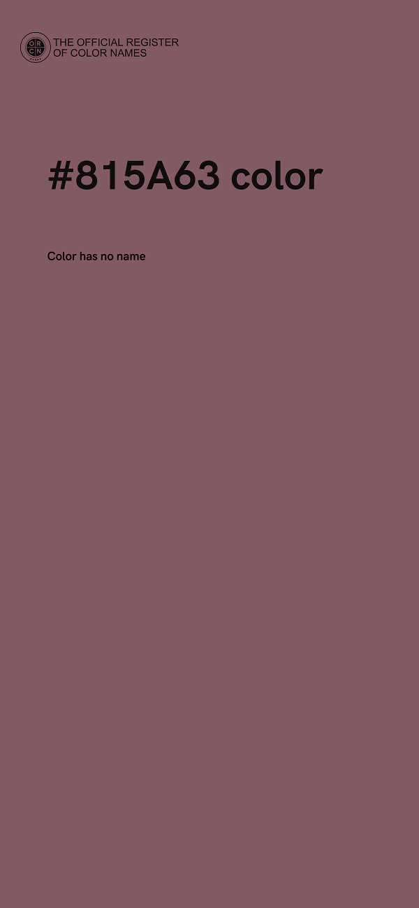 #815A63 color image