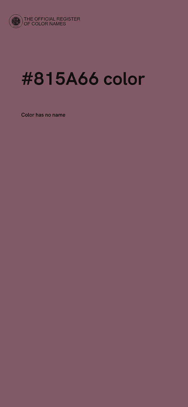 #815A66 color image