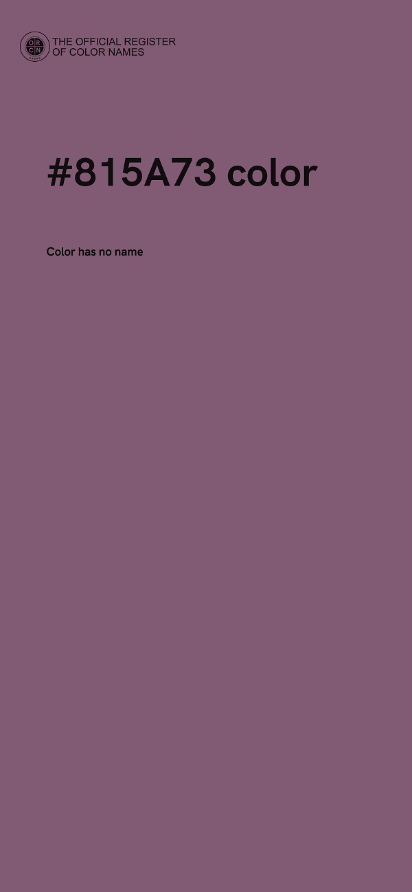 #815A73 color image