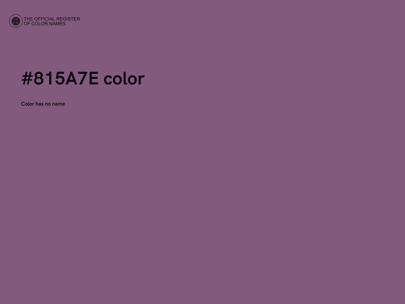 #815A7E color image