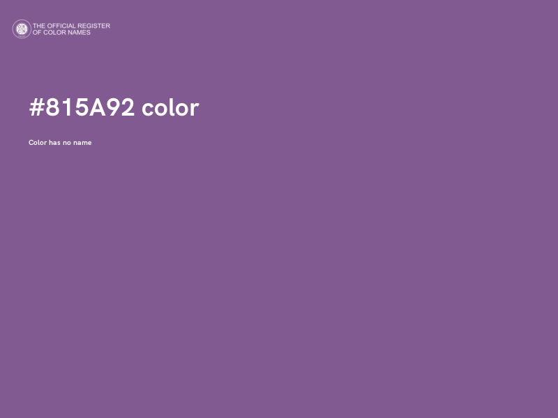 #815A92 color image