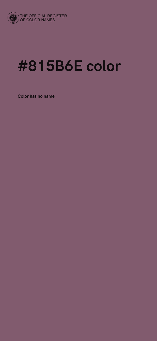 #815B6E color image