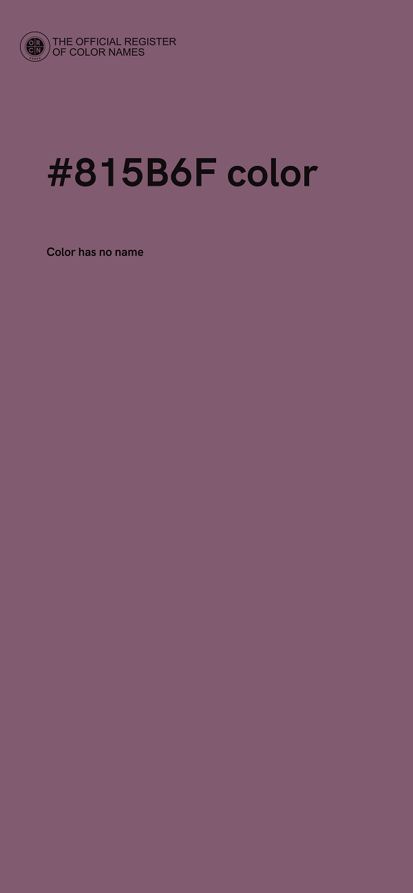 #815B6F color image