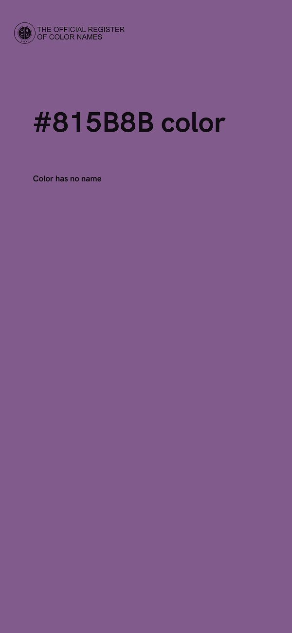 #815B8B color image