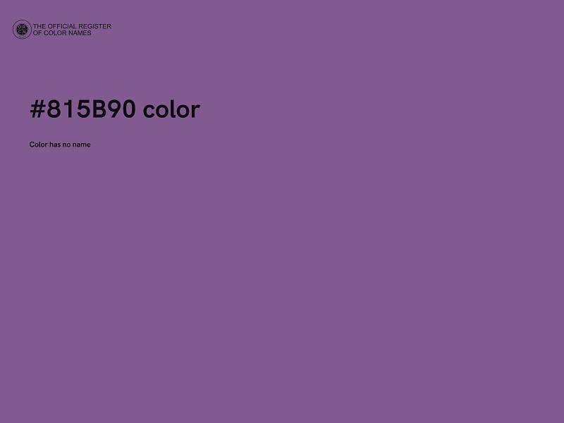#815B90 color image