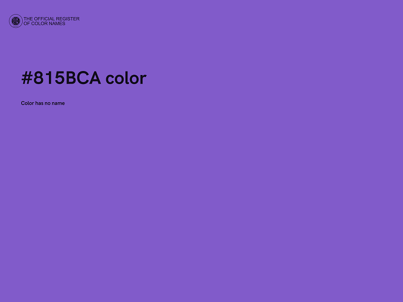 #815BCA color image