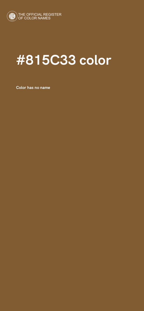 #815C33 color image