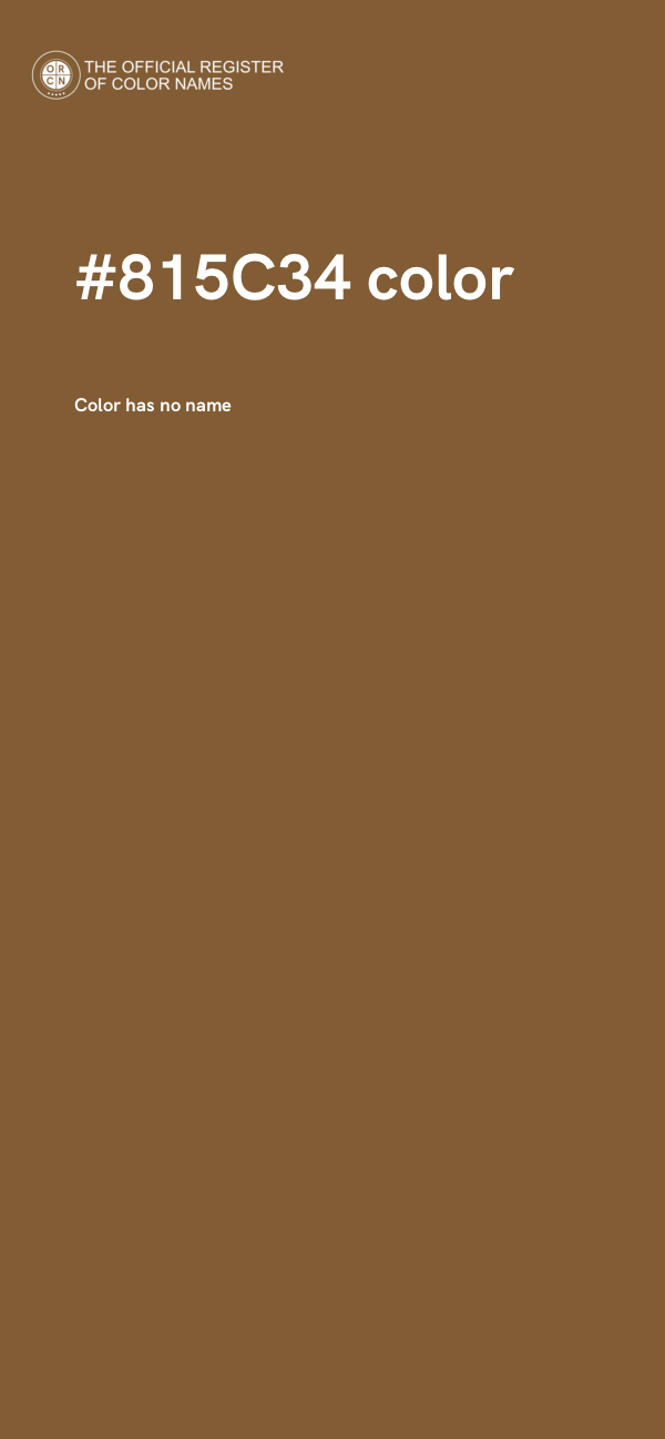 #815C34 color image