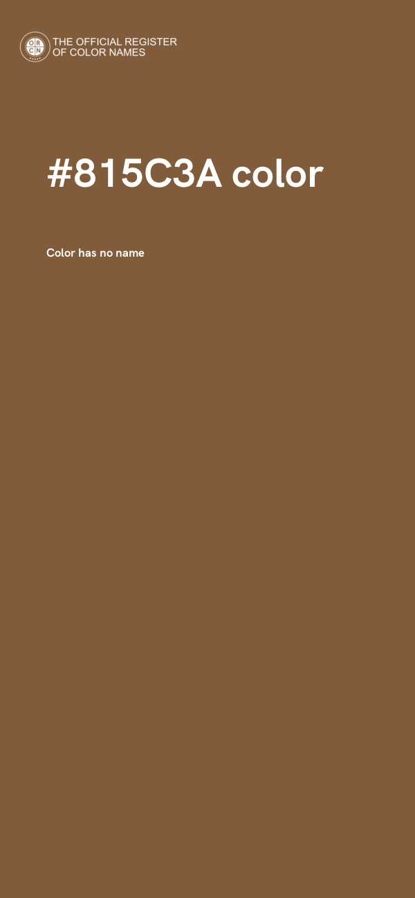 #815C3A color image