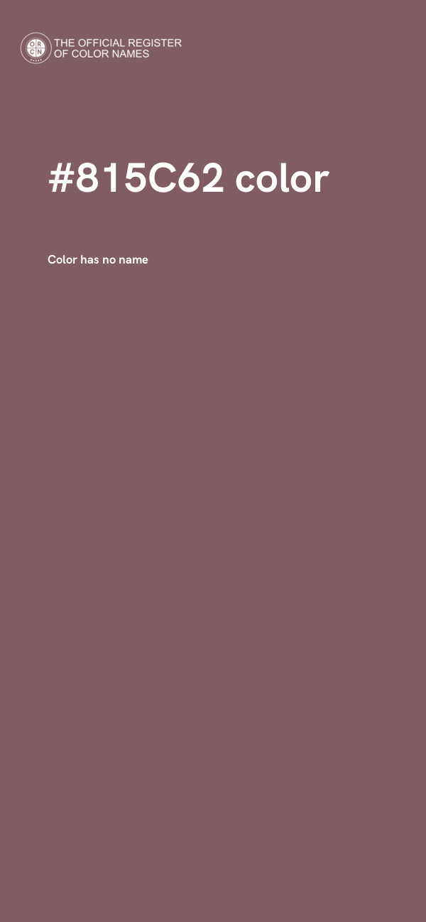 #815C62 color image
