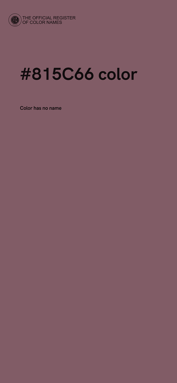 #815C66 color image