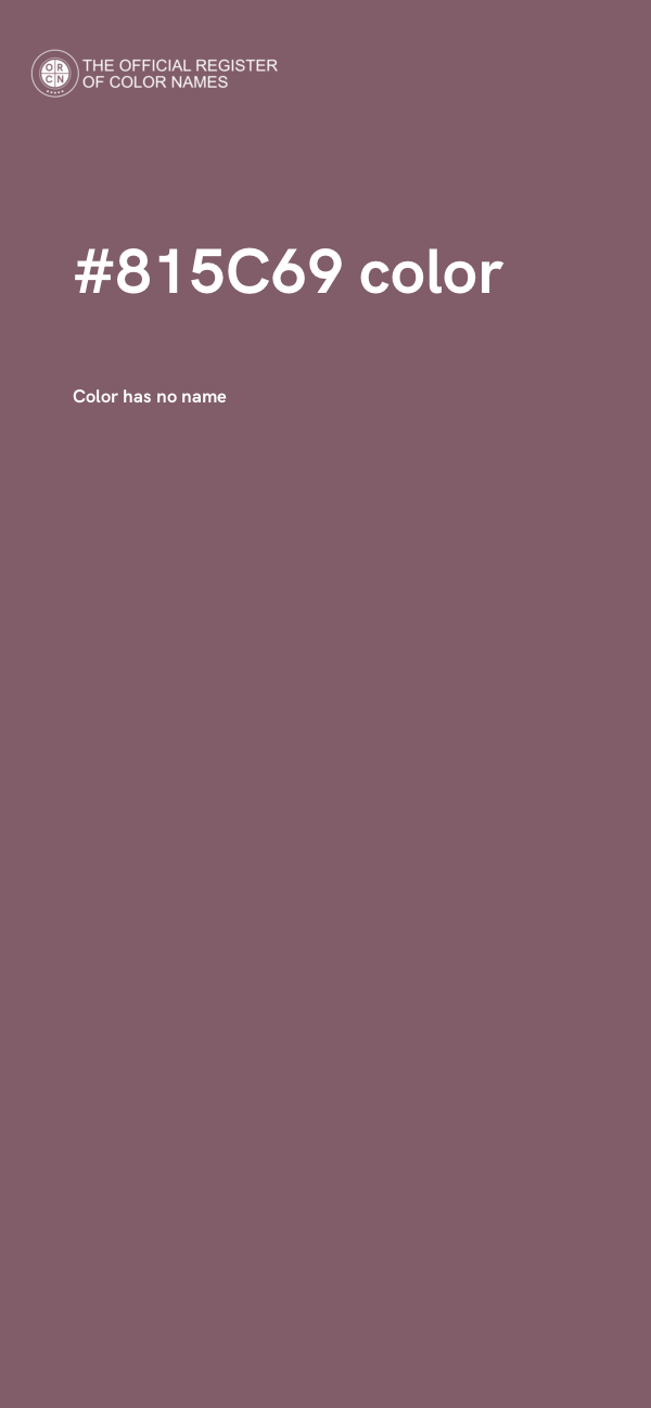 #815C69 color image