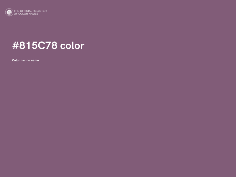 #815C78 color image
