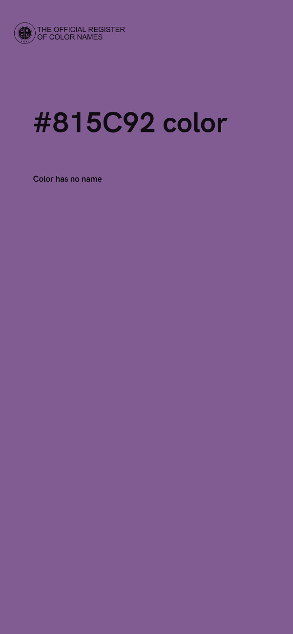 #815C92 color image