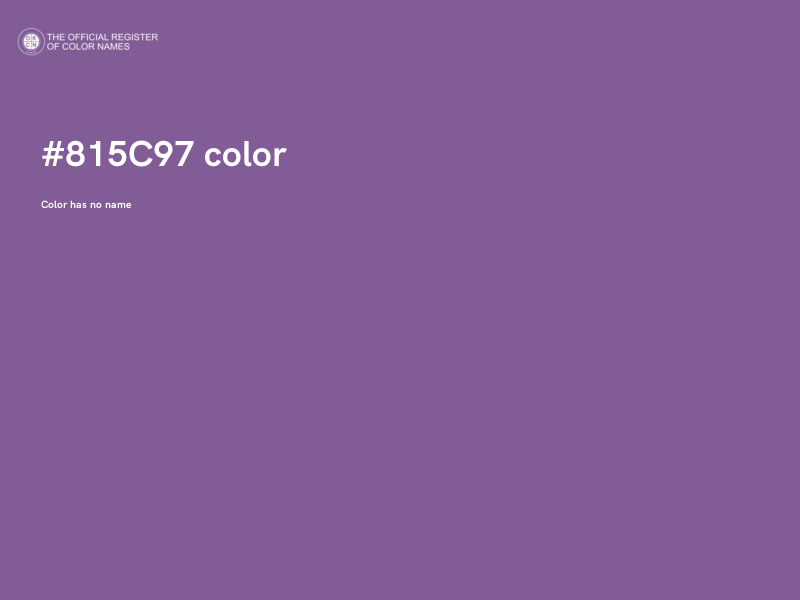 #815C97 color image