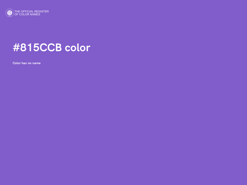 #815CCB color image