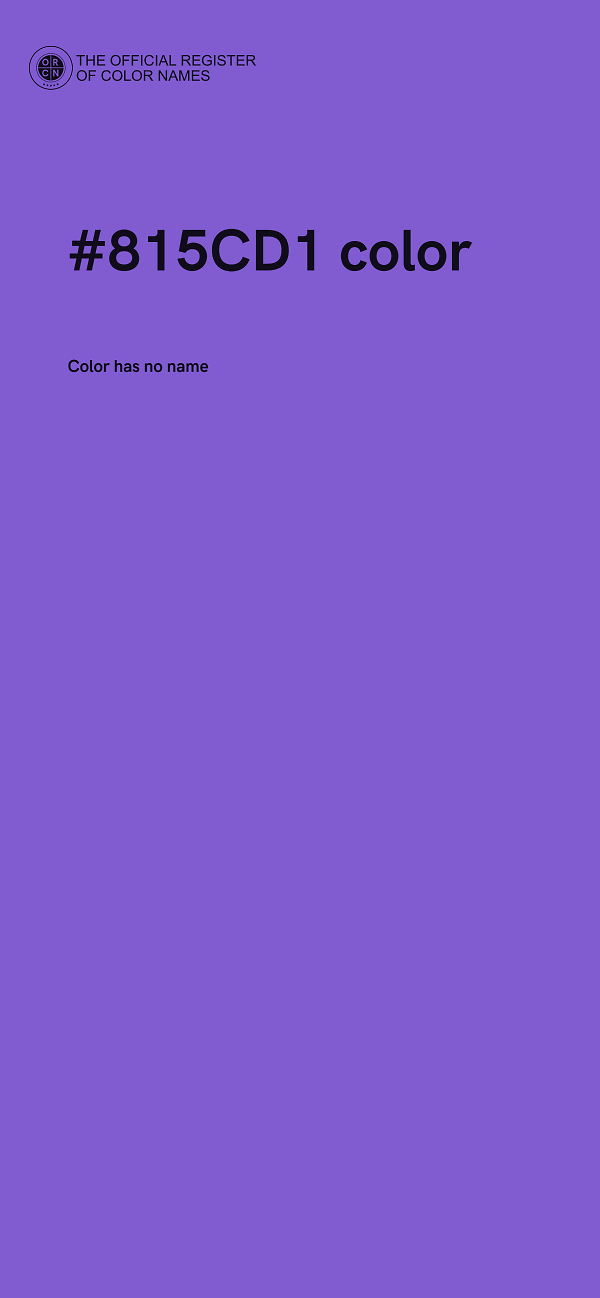 #815CD1 color image