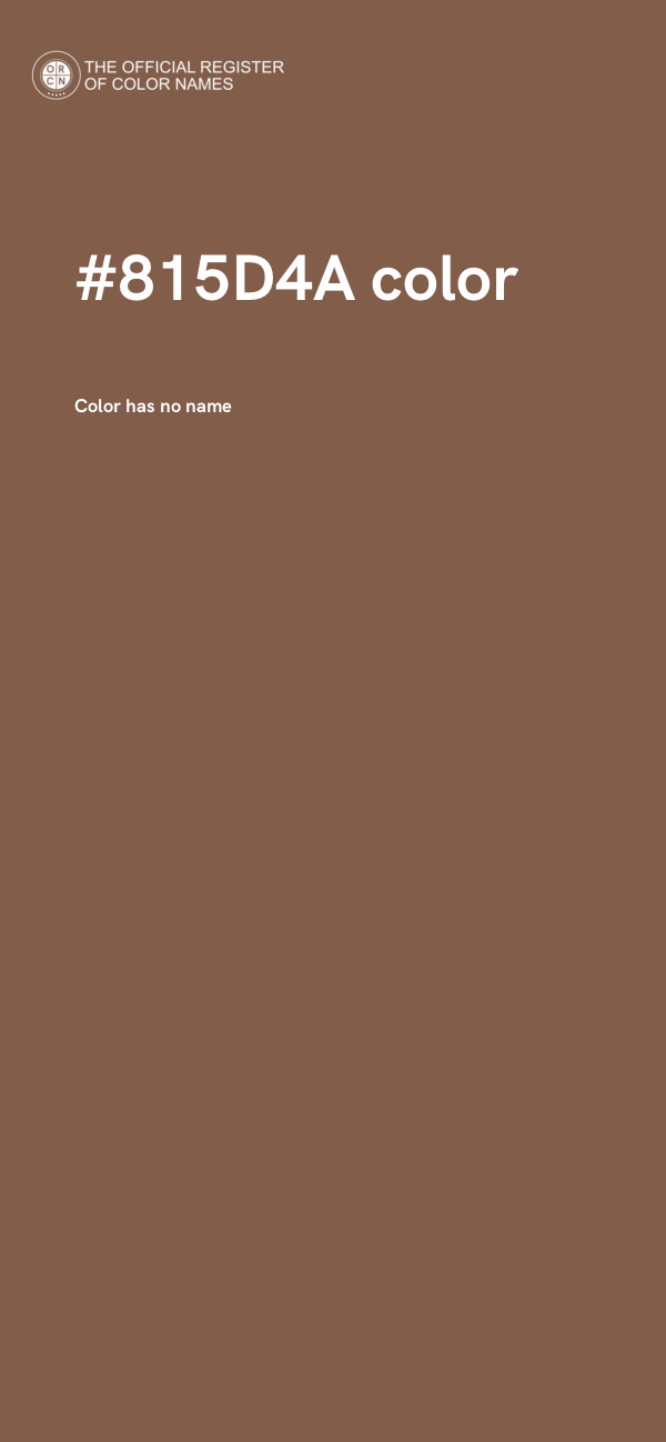 #815D4A color image
