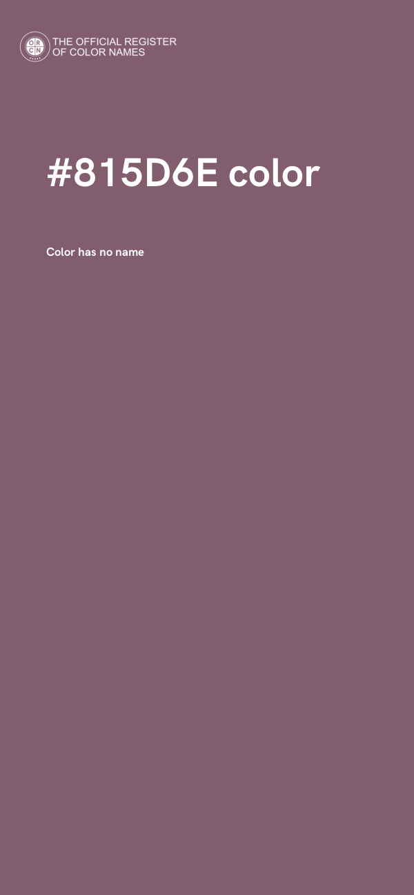#815D6E color image