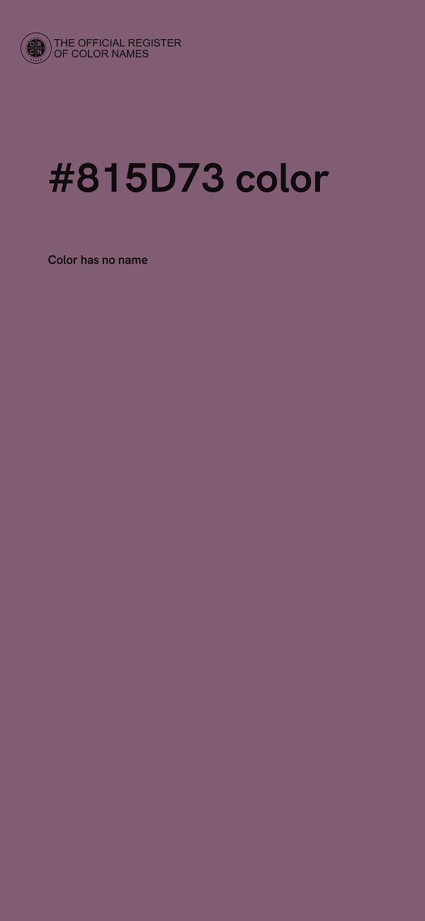 #815D73 color image