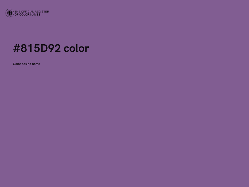 #815D92 color image