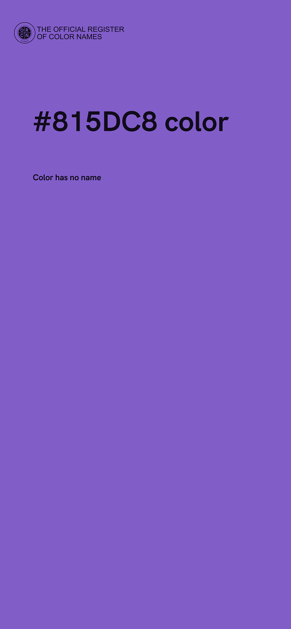 #815DC8 color image