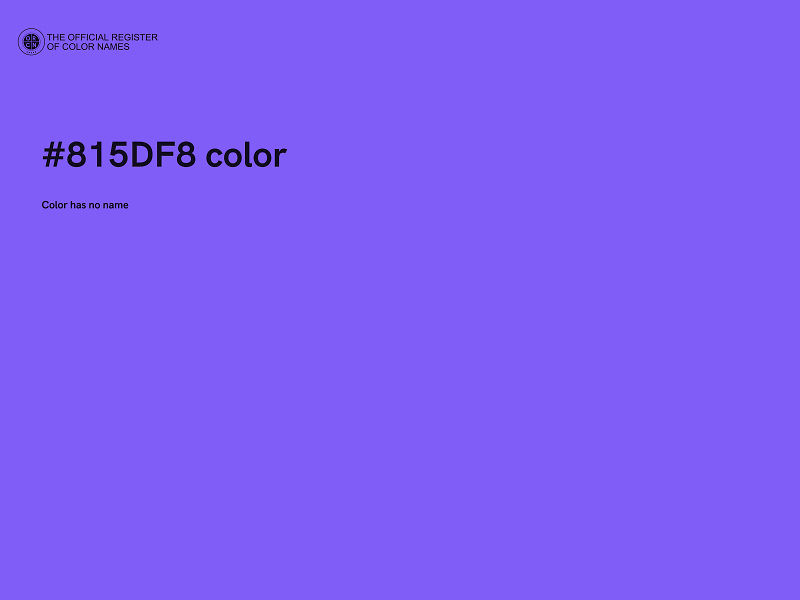 #815DF8 color image