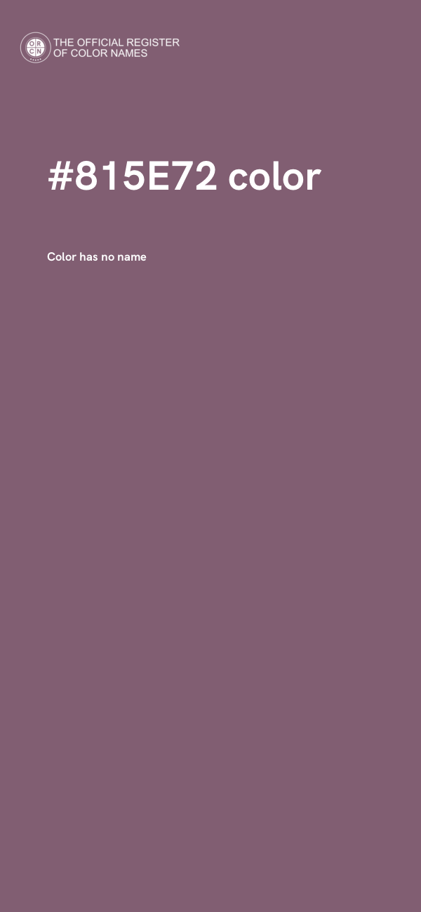 #815E72 color image